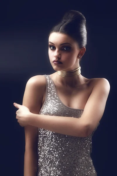 güzel kadın model Glamour portresi