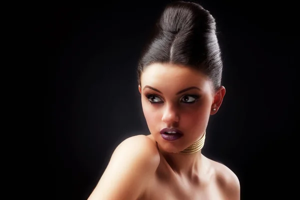 güzel kadın model Glamour portresi