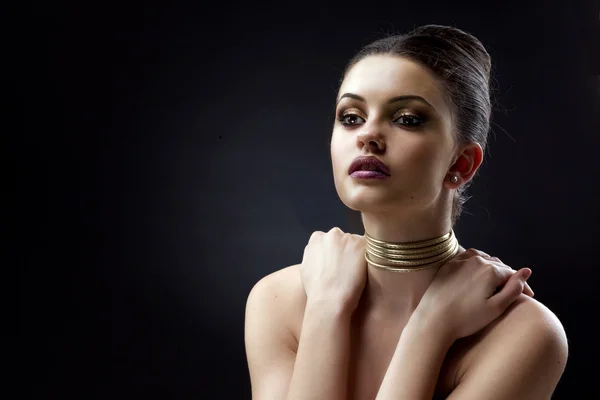 güzel kadın model Glamour portresi