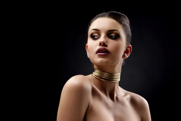 güzel kadın model Glamour portresi