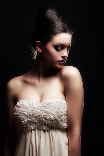 güzel kadın model Glamour portresi