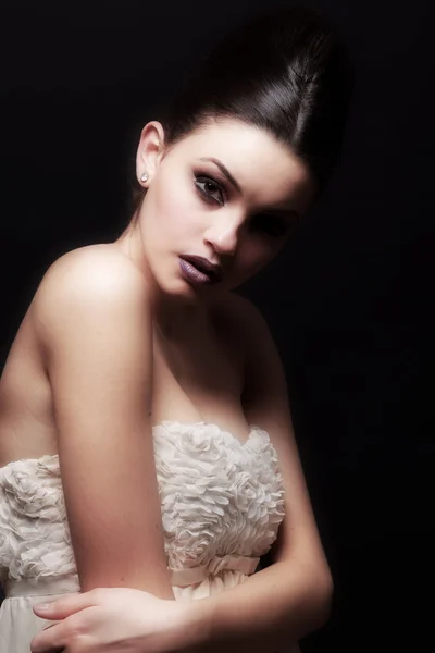 Güzel kadın model Glamour portresi — Stok fotoğraf