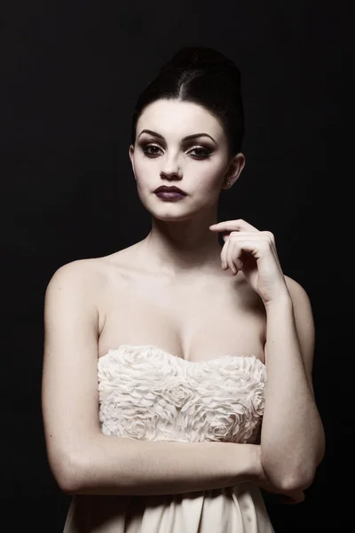 güzel kadın model Glamour portresi