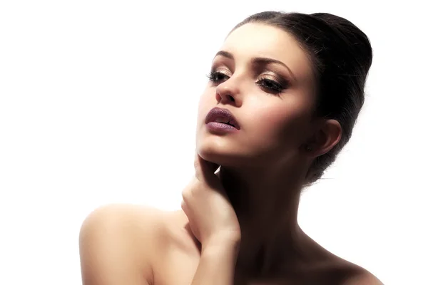 güzel kadın model Glamour portresi