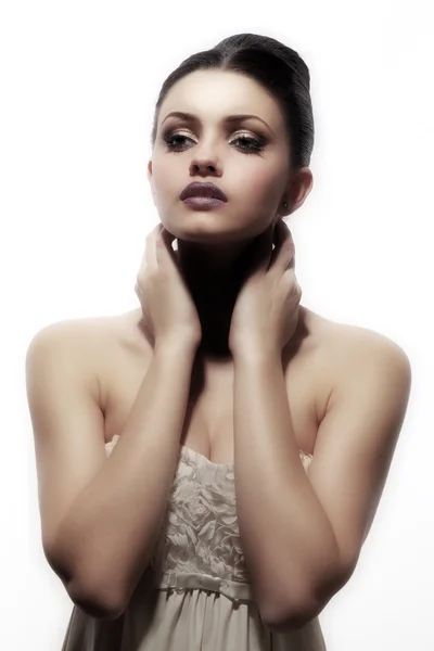 güzel kadın model Glamour portresi