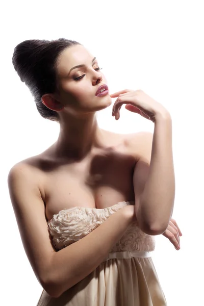 güzel kadın model Glamour portresi