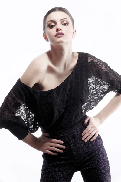 güzel kadın model Glamour portresi