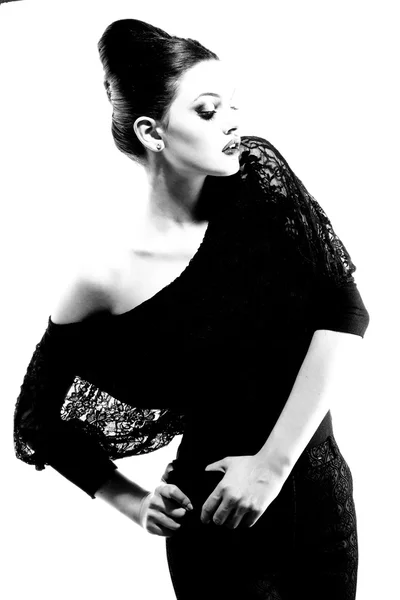 güzel kadın model Glamour portresi