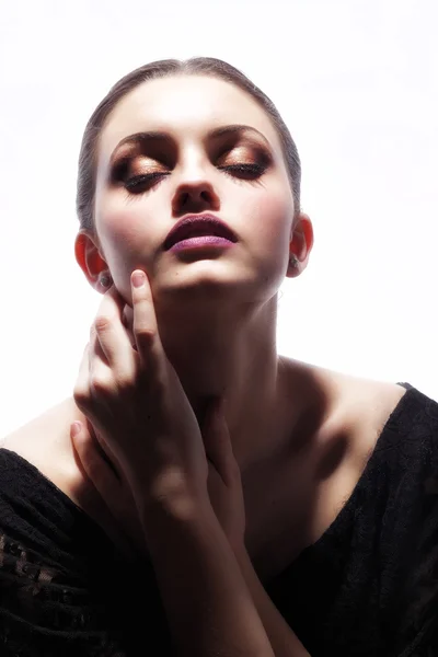 güzel kadın model Glamour portresi