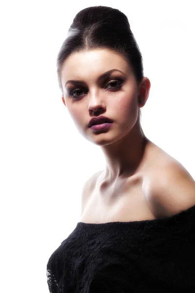güzel kadın model Glamour portresi