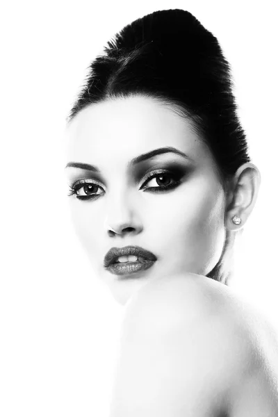 güzel kadın model Glamour portresi