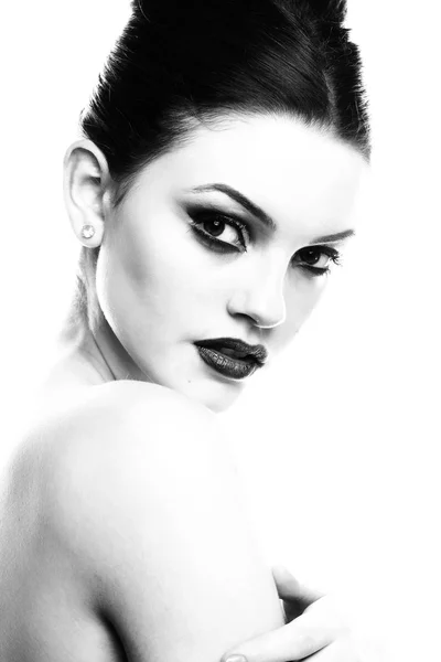 güzel kadın model Glamour portresi