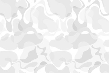 Dalgalı çizgilerin dekoratif tasarımı optik bir illüzyon yaratır. Soyut dokusu ve sıvı lekeleri olan tek renkli geometrik dikişsiz motif. Yaratıcı gri ve beyaz bir arkaplan.