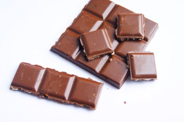 çikolata, yığın, portre, kakao