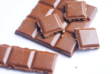 çikolata, yığın, portre, kakao