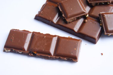 çikolata, yığın, portre, kakao