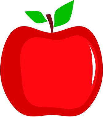 elma, meyve, yemek, çizim, Olgun