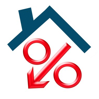 Çatı (aşağı ok) hause altında kırmızı yüzde