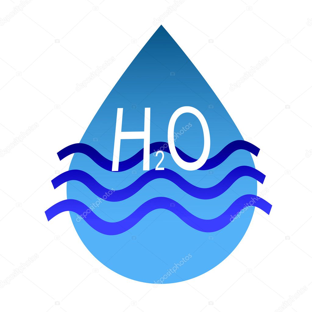 Blue symbol for water resources