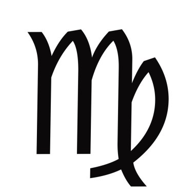 Beyaz zemin üzerinde ve burçlara işaretin