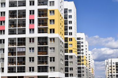 Yeni Konut ev yapım aşamasında cephe