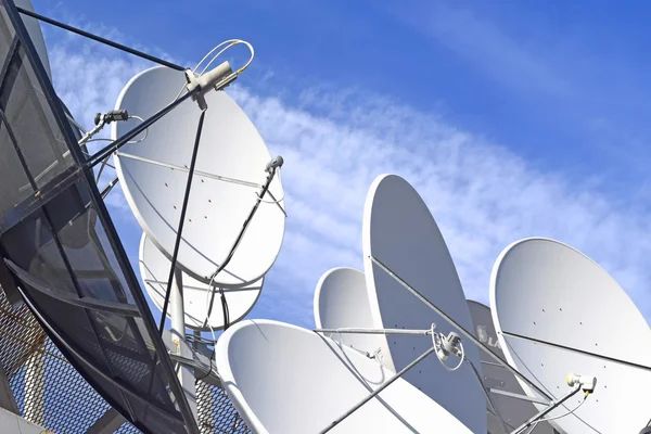 Satellite dish and antenna — Stock Photo, Image