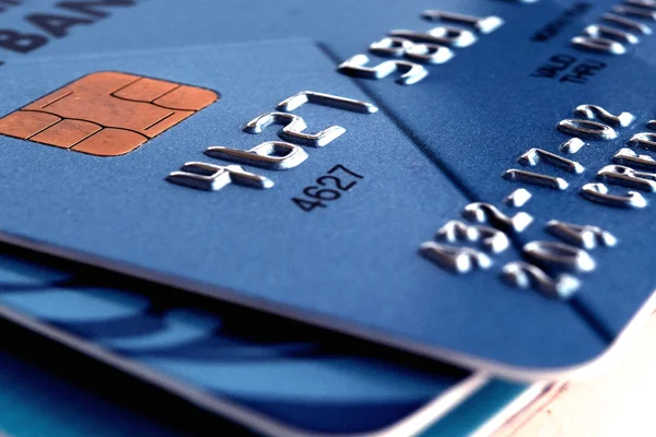 Bank credit card close up — Stock Photo, Image