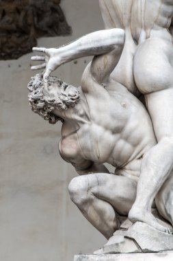 Ratto delle Sabine, sundurma de heykeli ' Lanzi, Piazza della SIG