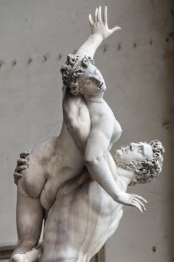 Ratto delle Sabine, sundurma de heykeli ' Lanzi, Piazza della SIG