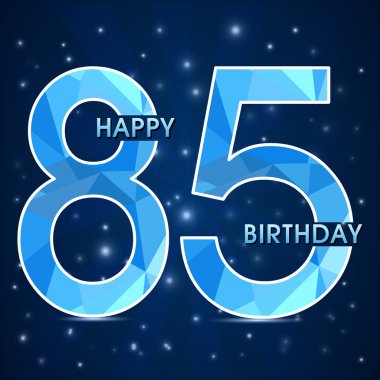 85 yıl doğum günü, 85 yıl dönümü çokgen amblemi