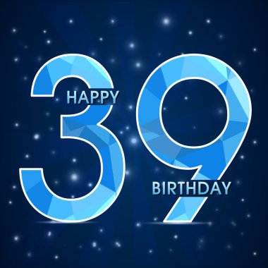39 yıl doğum günü, 39 yıl dönümü çokgen amblemi