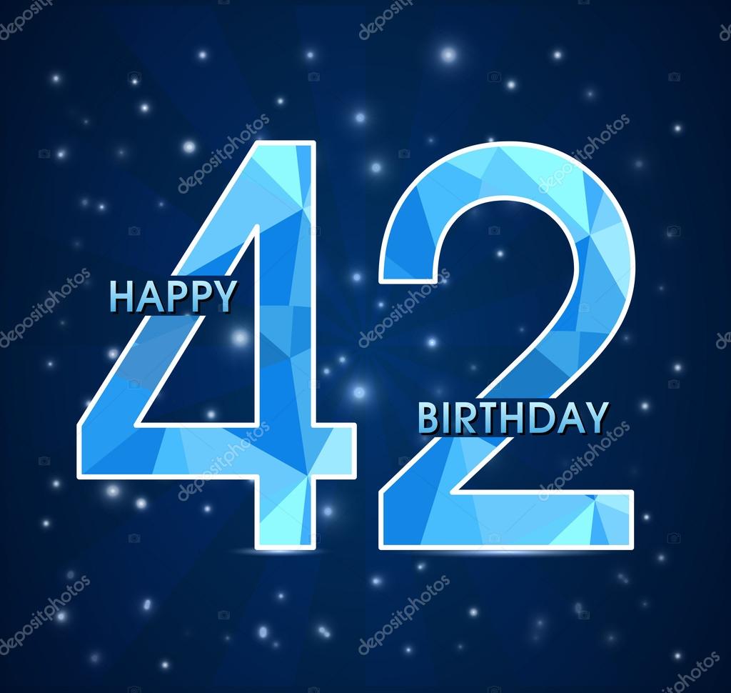 aniversário de 42 anos