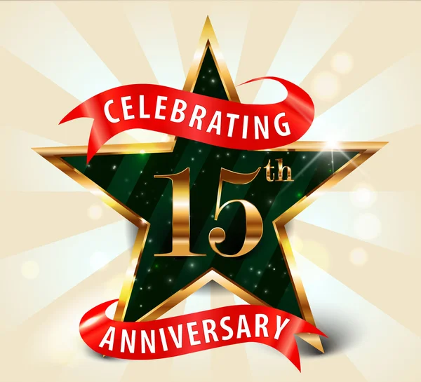 15 Years Working Anniversary 15 Year Anniversary Vector Art Stock Images | Depositphotos