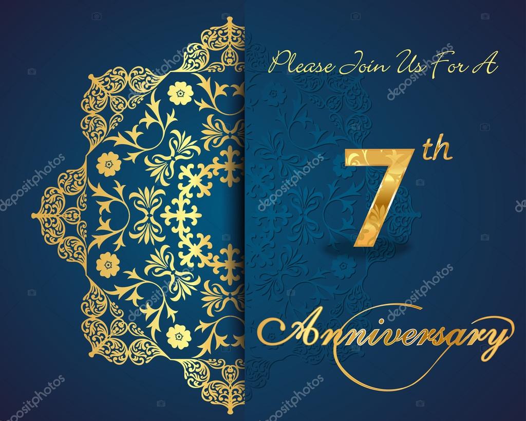 520 7th Anniversary Vector Images Free Royalty Free 7th Anniversary Vectors Depositphotos