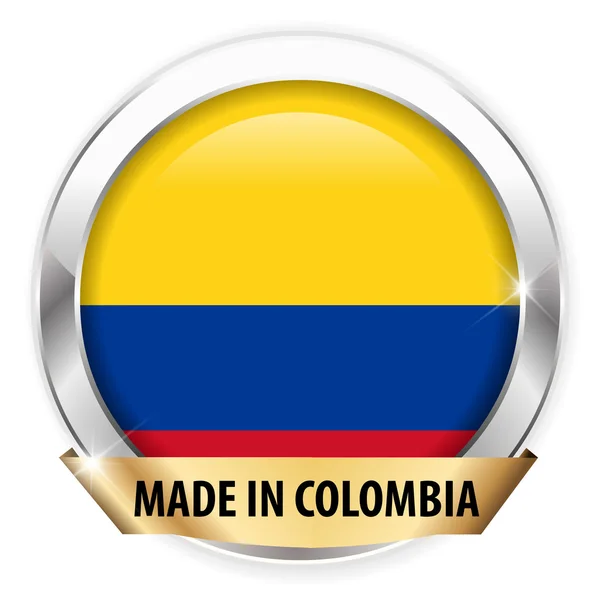 Στο ασημένιο Κολομβία σήμα — Διανυσματικό Αρχείο