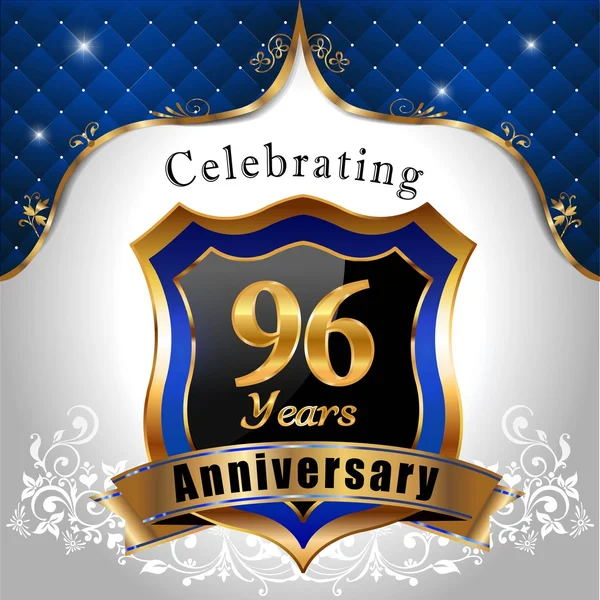 Celebrating 96 years anniversary — Stock Vector