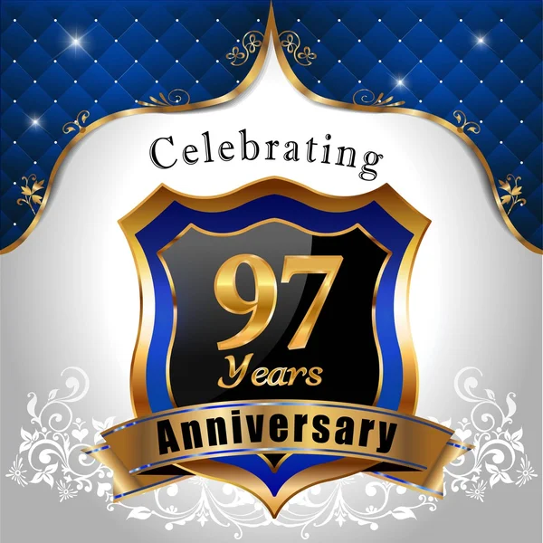 Obchody rocznicy 97 lat — Wektor stockowy