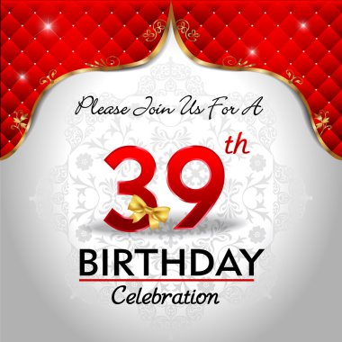 39 yaş doğum günü kutluyor