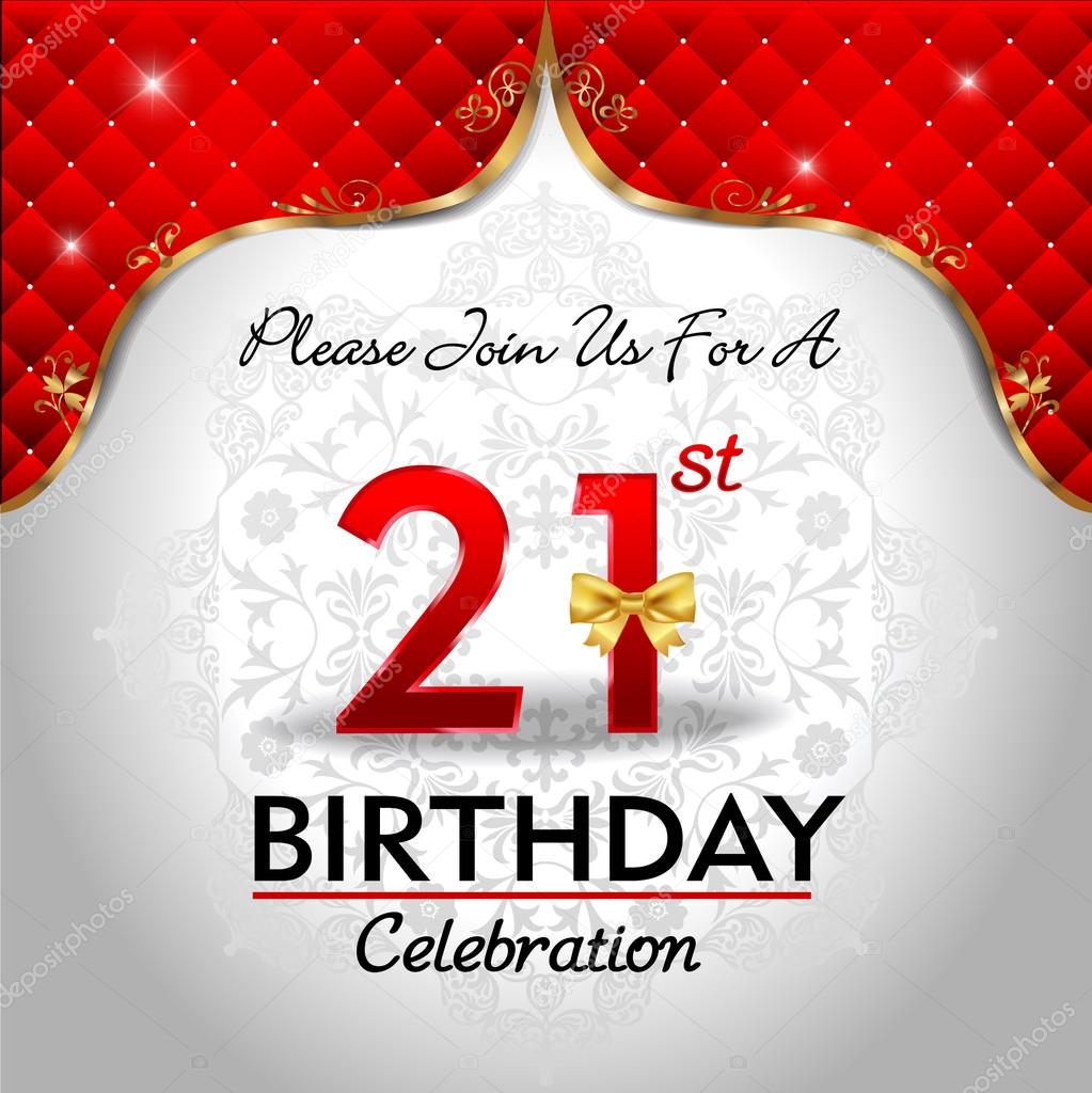 Celebrating 21 years birthday