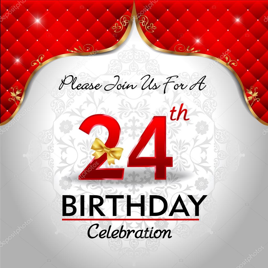 Celebrating 24 years birthday