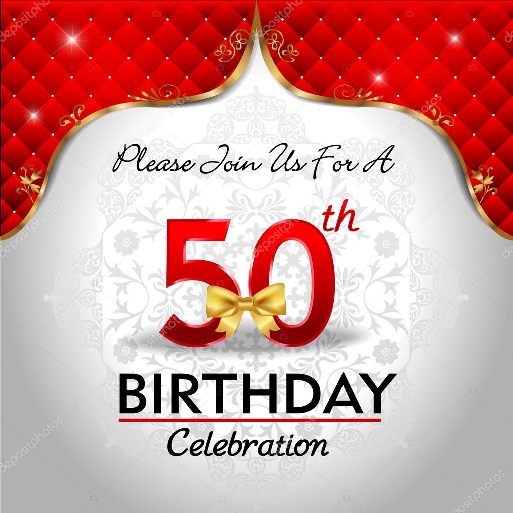 Celebrating 50 years birthday