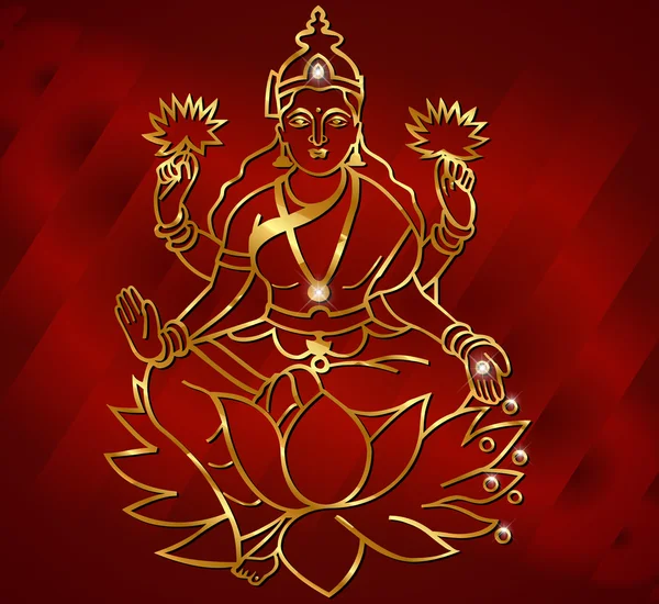 ヒンドゥー教の神の主シヴァ — ストックベクタ