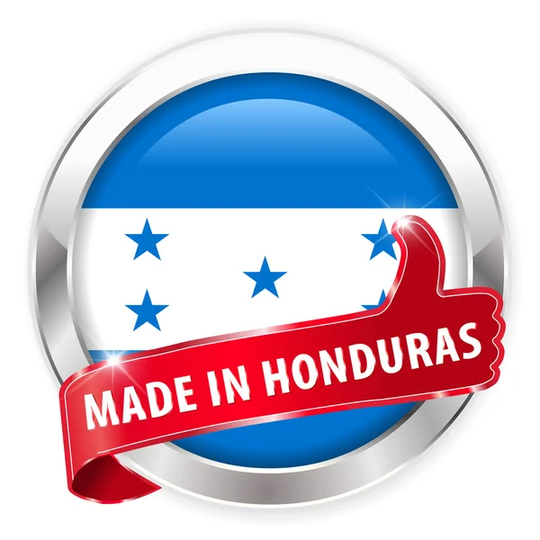 Στην Ονδούρα ασημένιο σήμα — Διανυσματικό Αρχείο