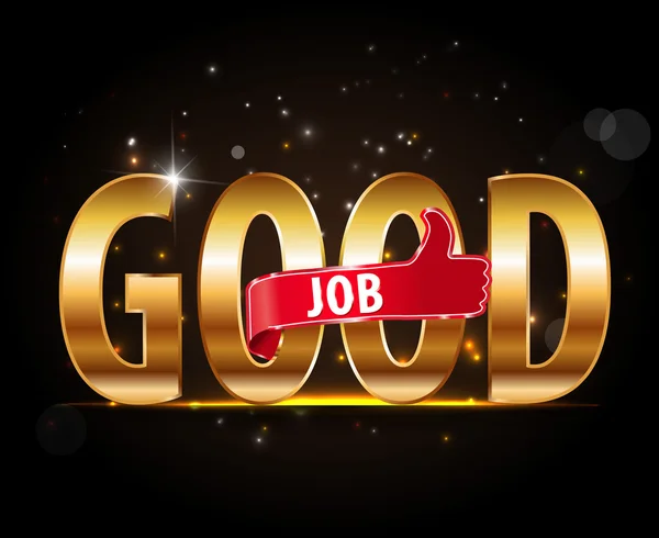 Good Jobストックベクター ロイヤリティフリーgood Jobイラスト Depositphotos