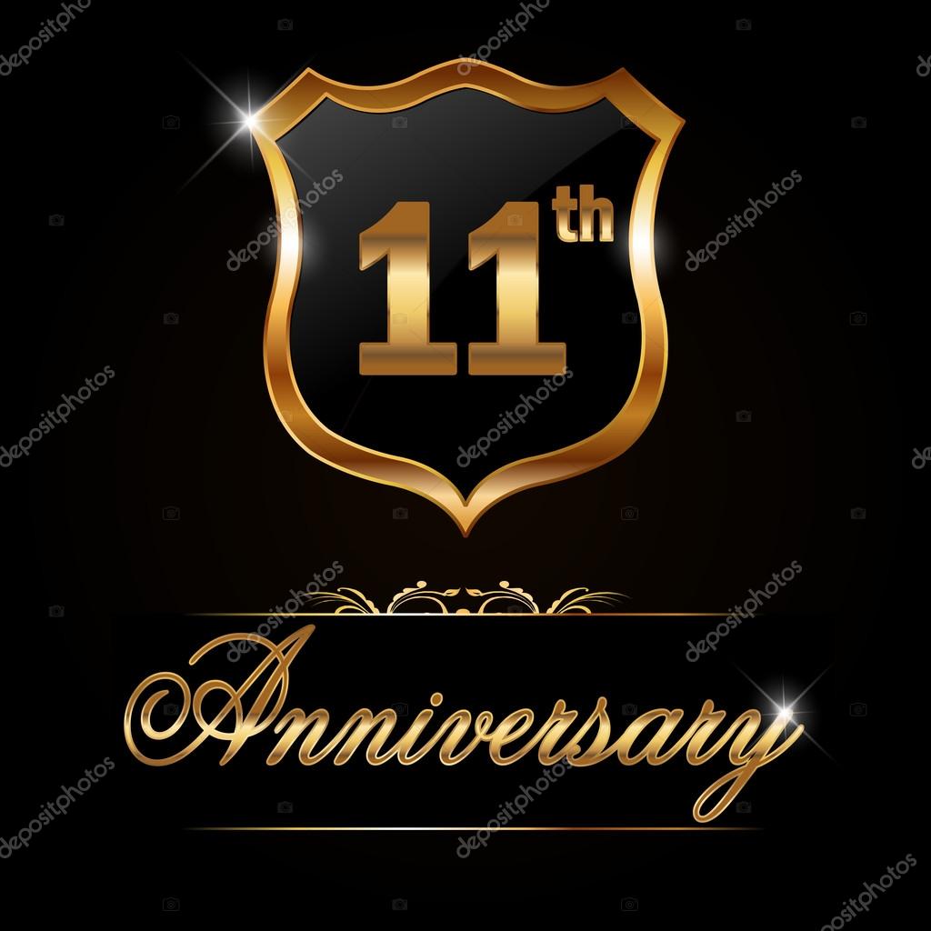 11 year anniversary golden label 11th anniversary decorative golden emblem vector illustration vecteur par atulvermabhai - Anniversaire 11 Ans 11 year anniversary golden label 11th anniversary decorative golden emblem vector illustration vecteur par atulvermabhai - Anniversaire 11 Ans