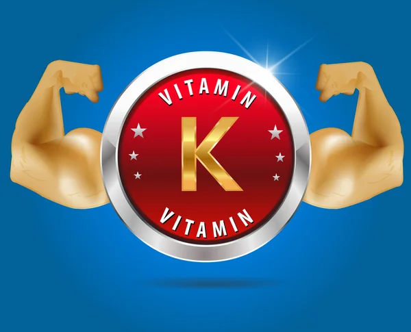 Vettoriale colorato set di vitamine badge per la vostra infografica. vettore - eps10 — Vettoriale Stock