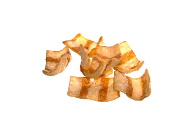 beyaz arkaplanda izole edilmiş çipler