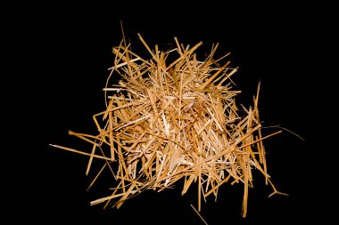 beyaz arkaplanda saman izole