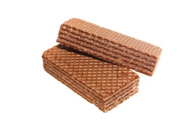 Beyaz arkaplanda izole edilmiş çerezler