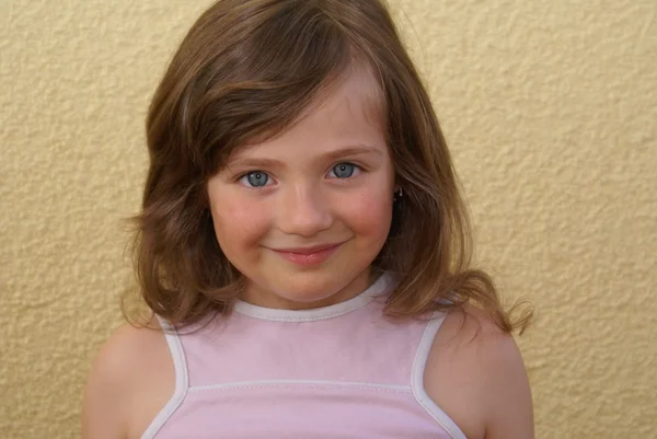 Portret twarz dziewczyny. — Zdjęcie stockowe